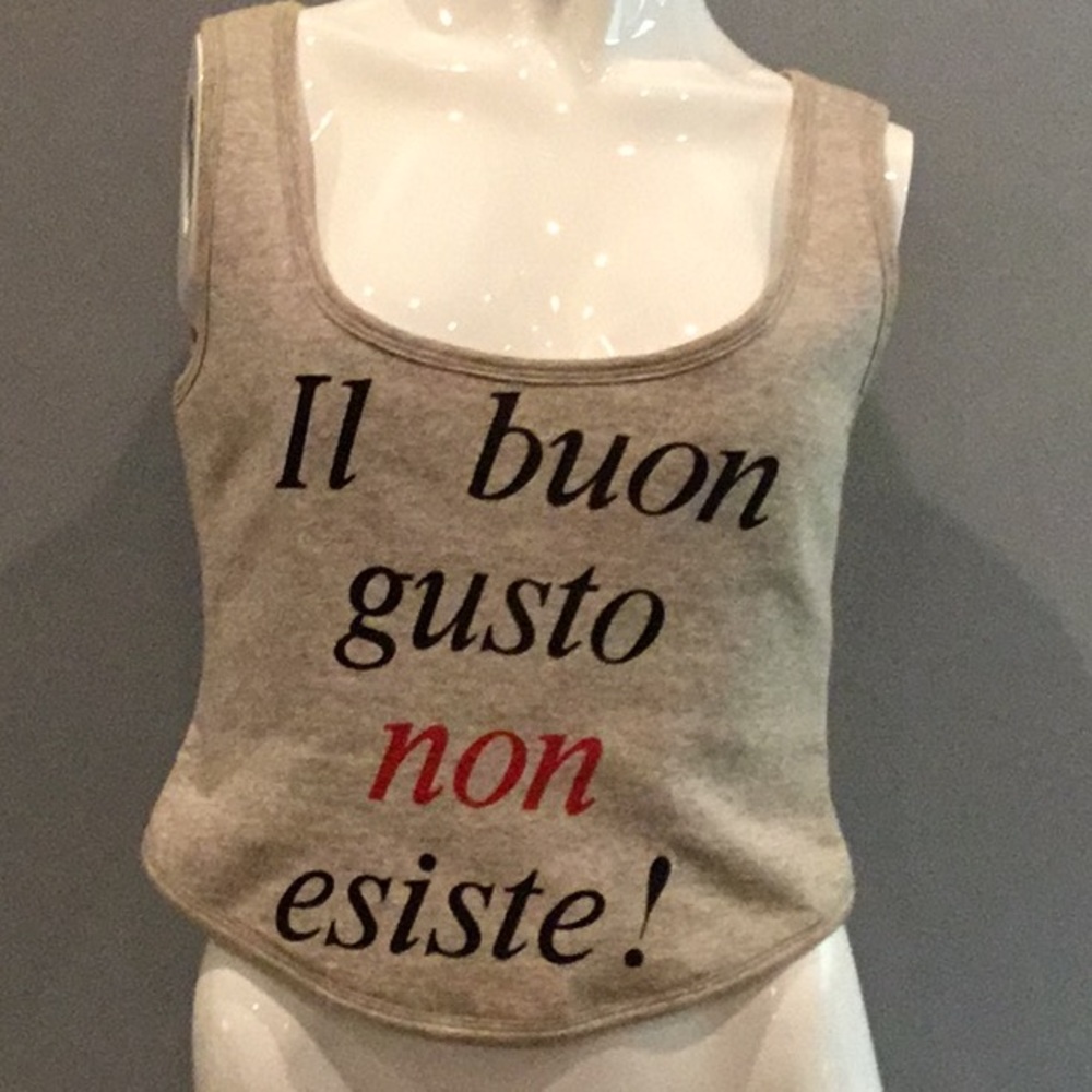 ✨ HP ✨ Moschino Couture Anniversary top...Rare